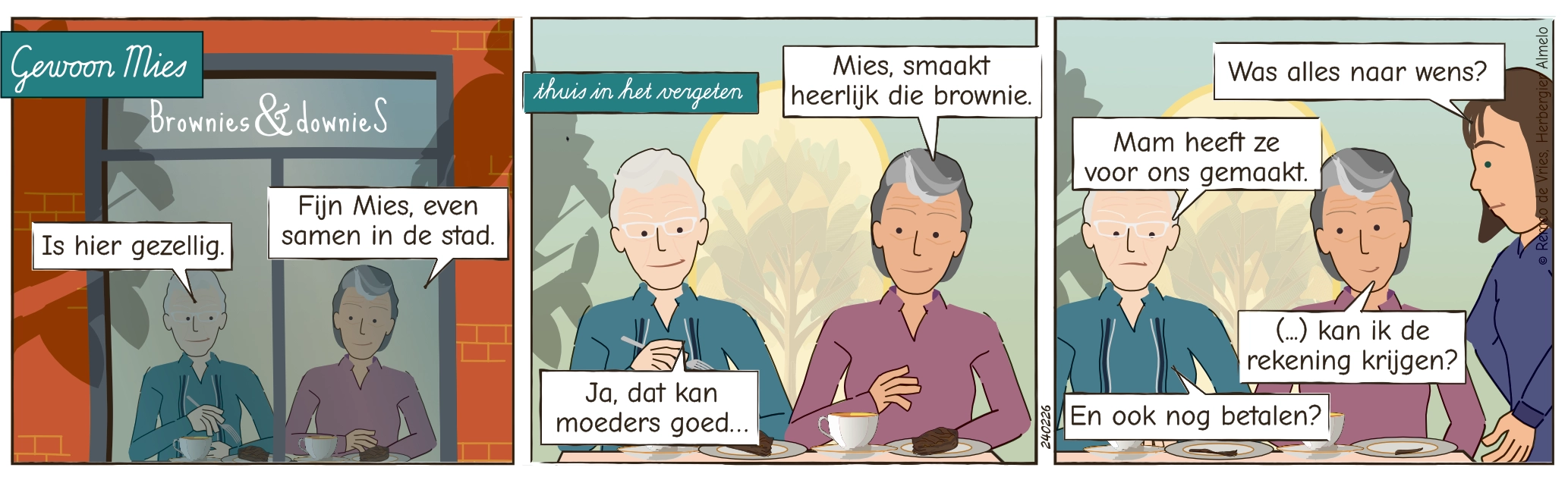 Even samen de stad in