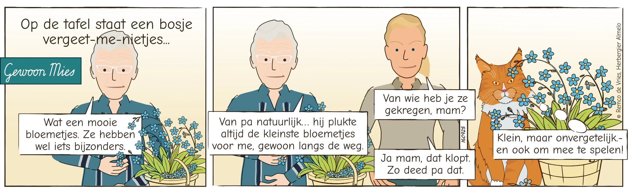 Vergeet-mij-nietje - Alzheimer dag